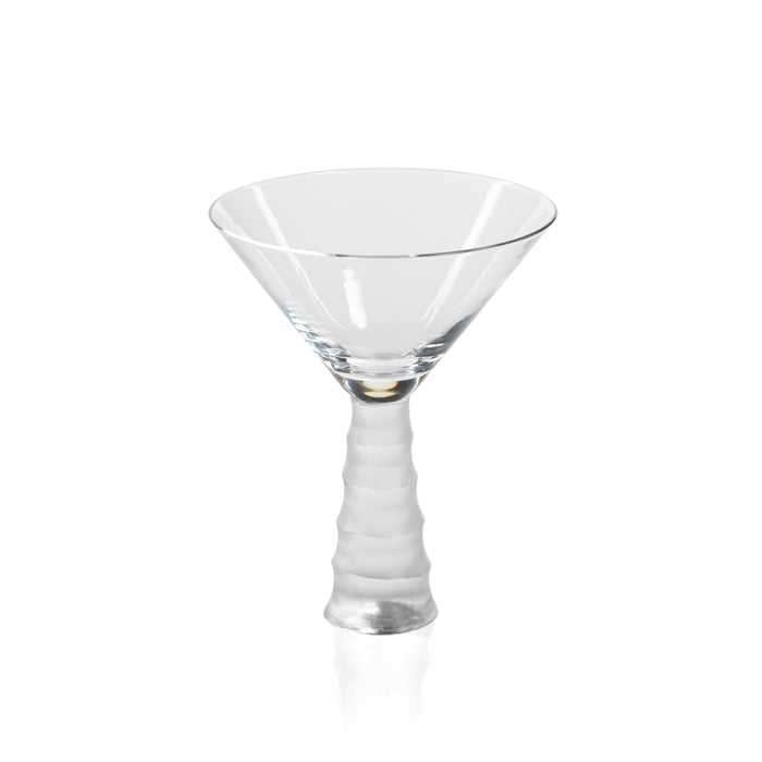 Torrance Bamboo Stem Martini Glasses, Set 4 | Bone & Brass