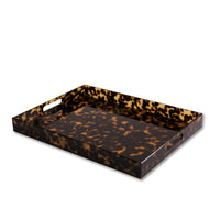 Tortoise Acrylic X-Large Decorative Tray | Bone & Brass