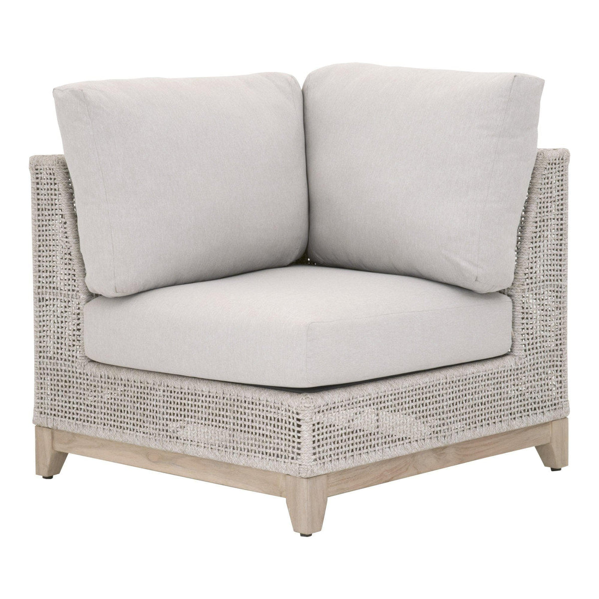 Travis Rope Outdoor Modular Corner Sofa | Bone & Brass