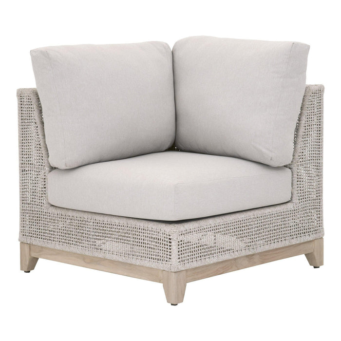 Travis Rope Outdoor Modular Corner Sofa | Bone & Brass
