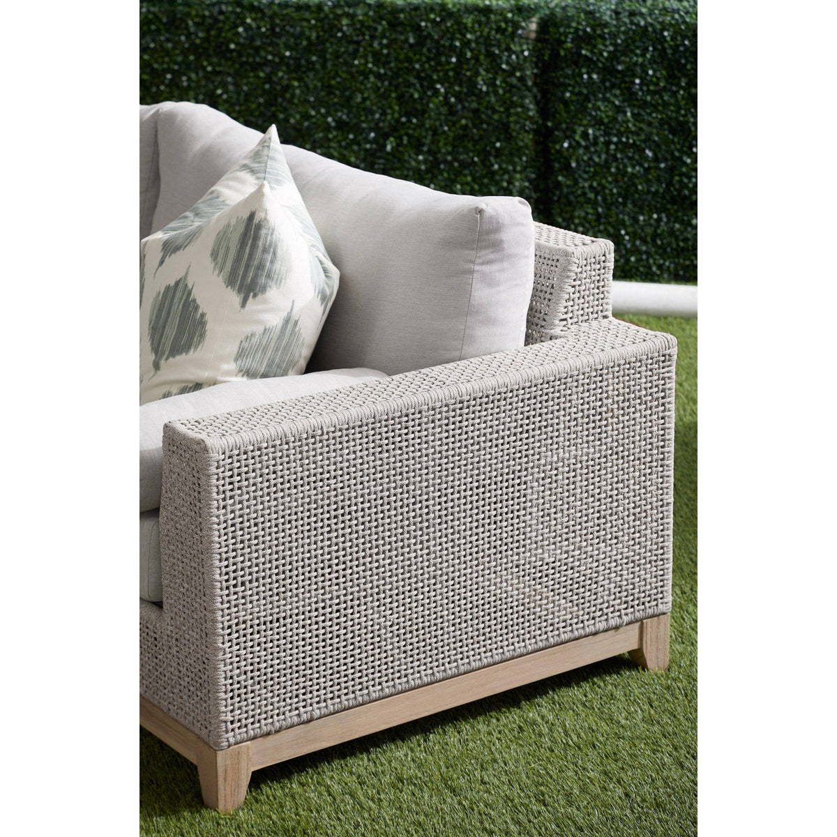 Travis Rope Outdoor Sofa - Outdoor Sofa Detail | Bone & Brass