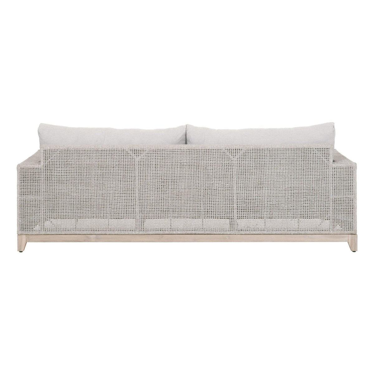 Travis Rope Outdoor Sofa - Outdoor Sofa Side View | Bone & Brass