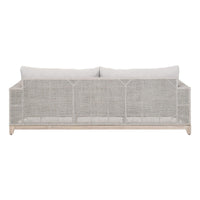 Travis Rope Outdoor Sofa - Outdoor Sofa Side View | Bone & Brass