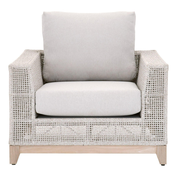 Travis Rope Outdoor Sofa Chair - Outdoor Chair Side View | Bone & Brass