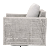 Travis Rope Outdoor Swivel Rocker Sofa Chair - Outdoor Chair Detail | Bone & Brass