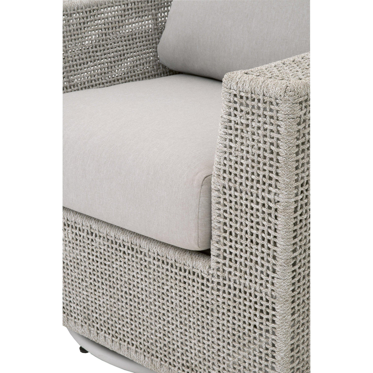 Travis Rope Outdoor Swivel Rocker Sofa Chair - Patio Chair View | Bone & Brass