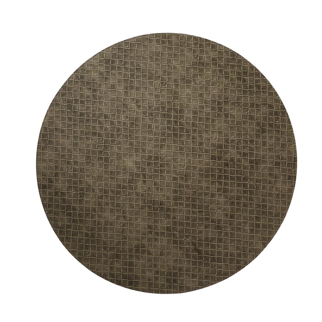 Tresse Round Placemats, Set 4 - Placemat Detail | Bone & Brass