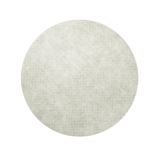 Tresse Round Placemats, Set 4 | Bone & Brass