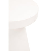 Tucker Ivory Concrete Accent Table - Table Detail | Bone & Brass