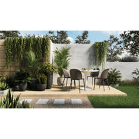 Tuli Terrazzo Outdoor Café Table - Table Side View | Bone & Brass