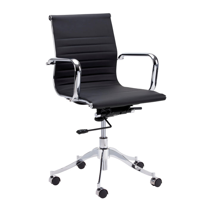 Tyler Onyx Desk Chair | Bone & Brass