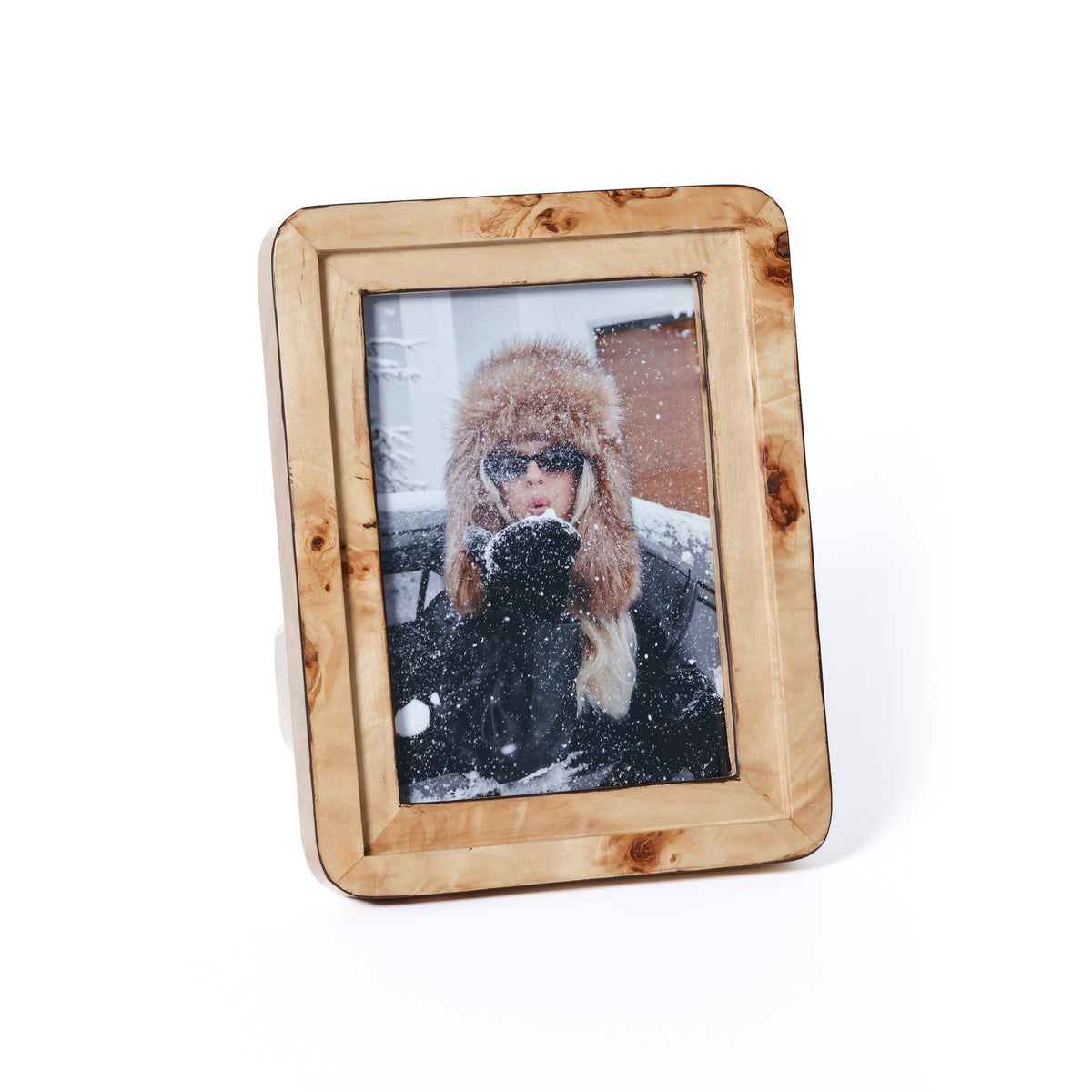 Valerie Burl Photo Frame 5x7 | Bone & Brass