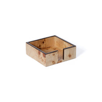 Valerie Burl Square Cocktail Napkin Holder | Bone & Brass