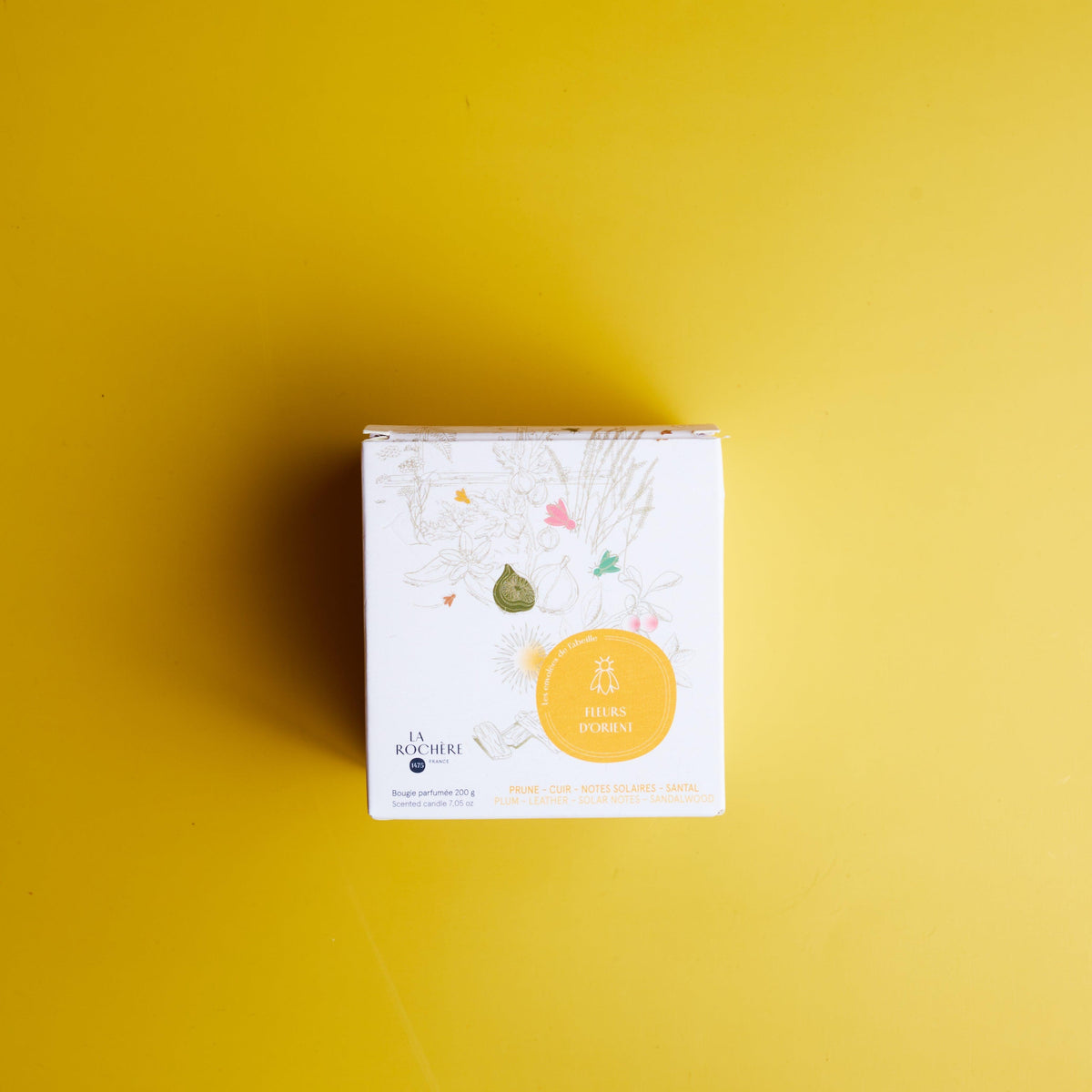 Vanilla Bee Candle - Candle Label Detail | Bone & Brass
