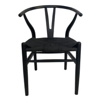 Ventana Dining Chair Black - Chair Detail | Bone & Brass