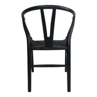 Ventana Dining Chair Black - Chair Upholstery Detail | Bone & Brass