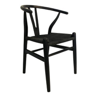 Ventana Dining Chair Black | Bone & Brass