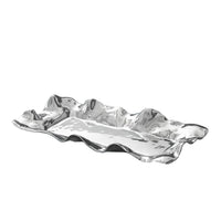 Vento Large Long Rectangular Tray | Bone & Brass