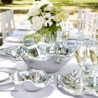 Vento Silver Alba Large Bowl - Bowl Top View | Bone & Brass