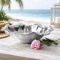 Vento Silver Alba Large Bowl - Bowl View | Bone & Brass