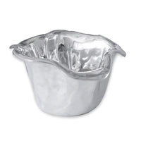 Vento Silver Scalloped Ice Bucket | Bone & Brass
