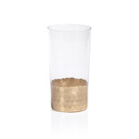 Victoria Gold Highball Glasses, Set 4 - Glass Detail | Bone & Brass