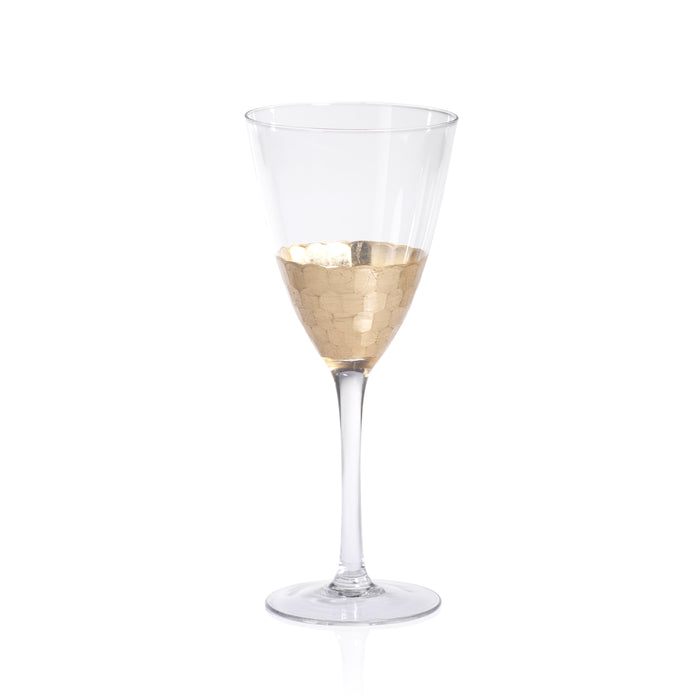Victoria Gold Wine Glass, Set 4 | Bone & Brass