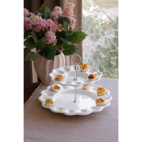 Vida Alegria Two Tiered Deviled Egg Server - Tray Detail | Bone & Brass