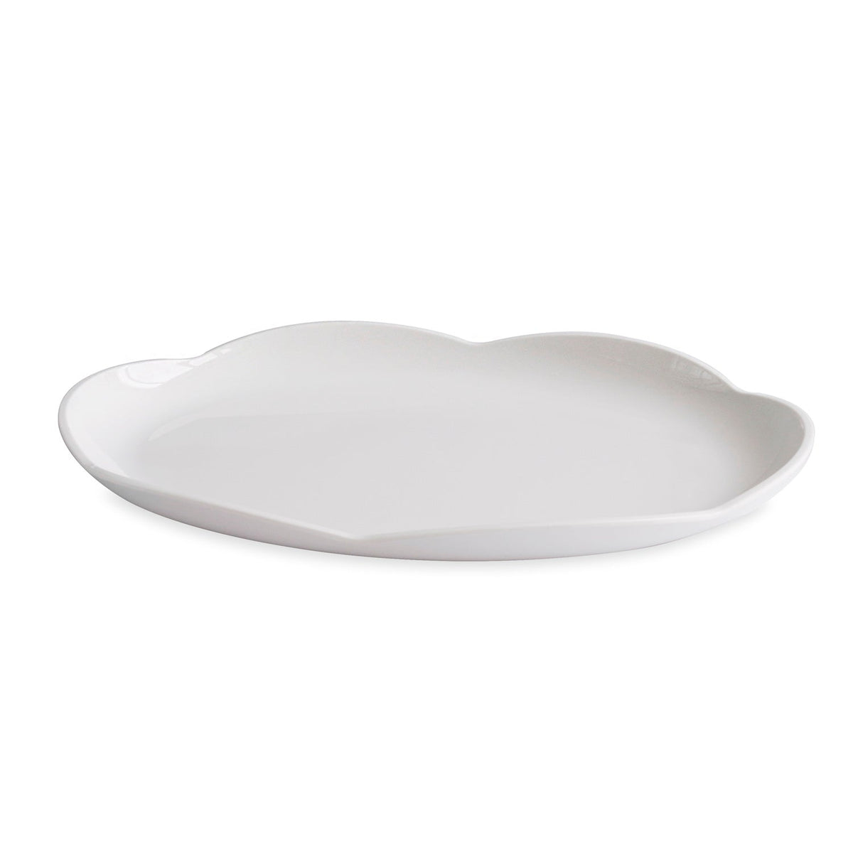 Vida Amelia Large Platter White | Bone & Brass