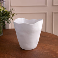 Vida Nube Champagne Bucket White - Bucket Side View | Bone & Brass