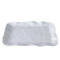 Vida Nube White Extra Large Rectangular Tray | Bone & Brass