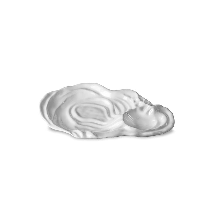 Vida Ocean White Oyster Dip Bowl | Bone & Brass