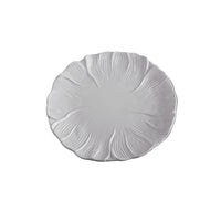 Vida White Lettuce Dinner Plate Set of 4 | Bone & Brass