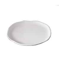 Vida White Nube Dinner Plate Set of 4 | Bone & Brass