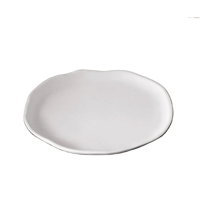 Vida White Nube Dinner Plate Set of 4 | Bone & Brass