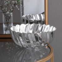 Vintage Orlando Medium Aluminum Serving Bowl - Bowl Detail | Bone & Brass