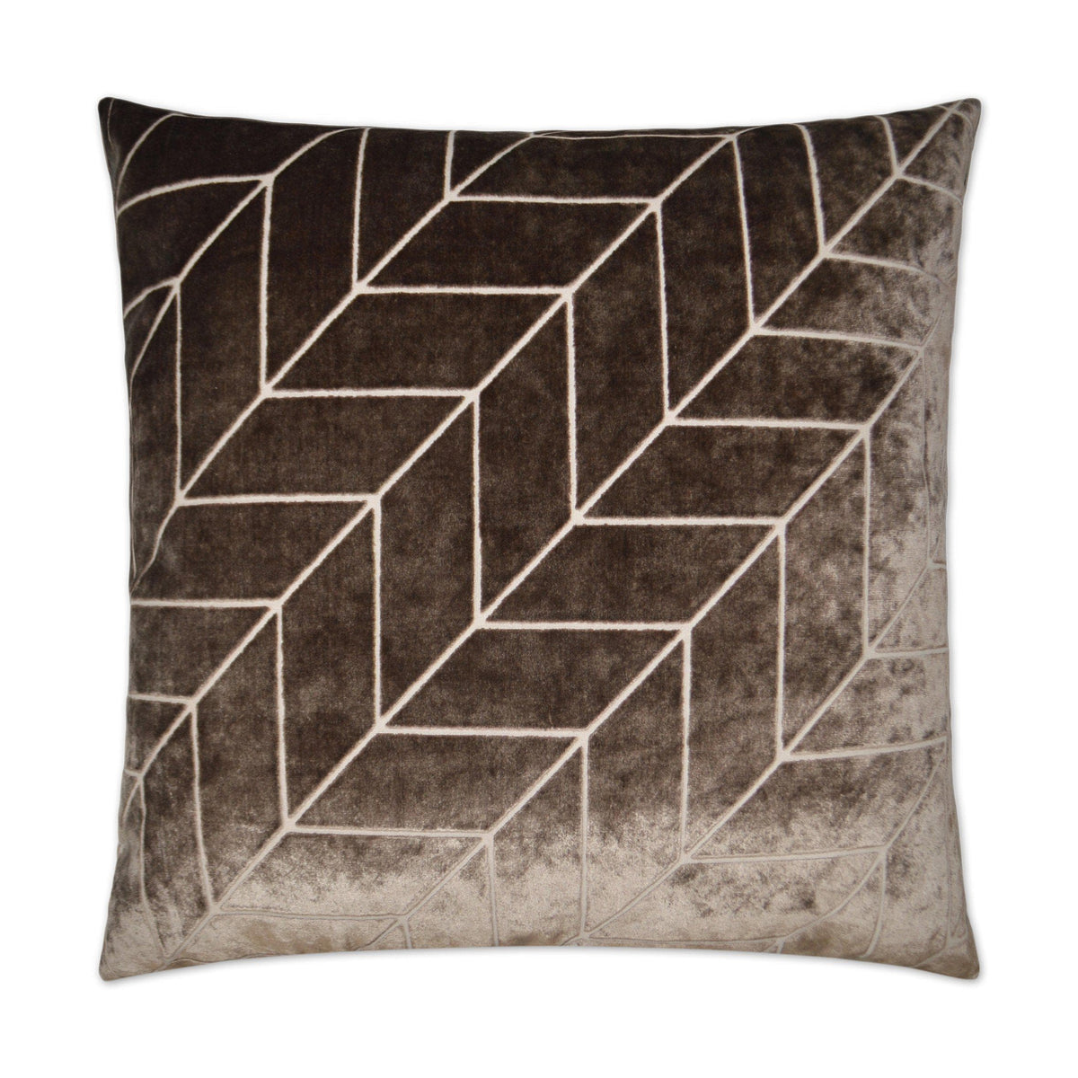 Villa Mocha Throw Pillow | Bone & Brass