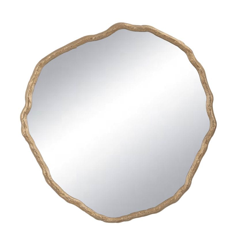 Vine Antique Gold Mirror with a textured, natural vine-inspired frame.