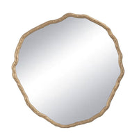 Vine Antique Gold Mirror with a textured, natural vine-inspired frame.