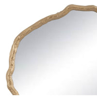 Vine Antique Gold Mirror with a textured, natural vine-like frame.