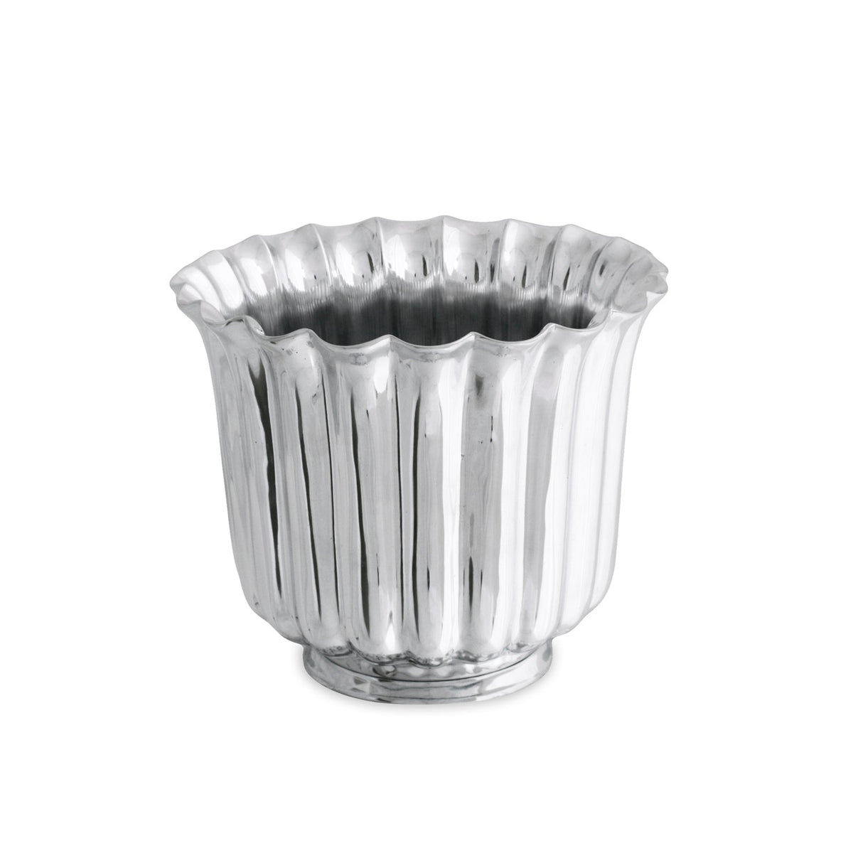 Vintage Fluted Ice Bucket | Bone & Brass