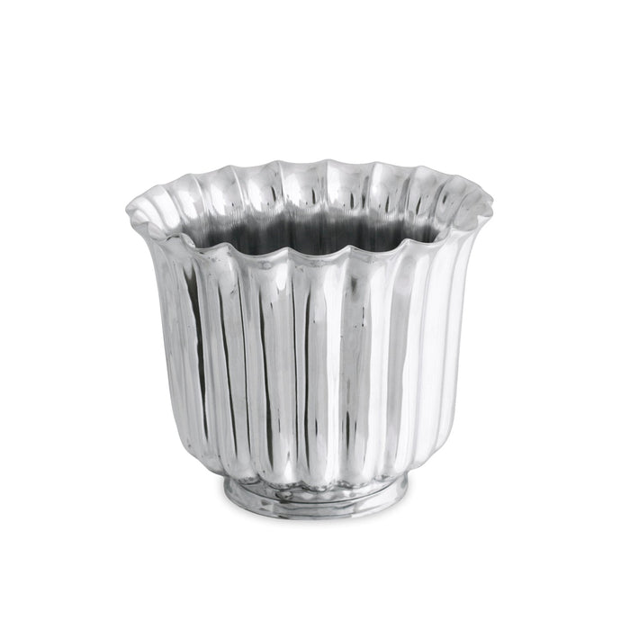 Vintage Fluted Ice Bucket | Bone & Brass