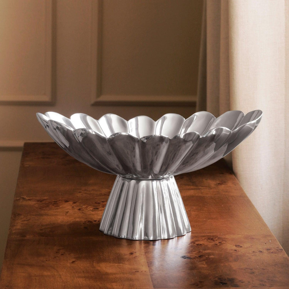 Vintage Hermes Pedestal - Pedestal Side View | Bone & Brass