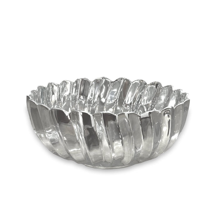 Vintage Orlando Medium Aluminum Serving Bowl | Bone & Brass