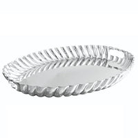 Vintage Swirl Oval Tray Handles | Bone & Brass
