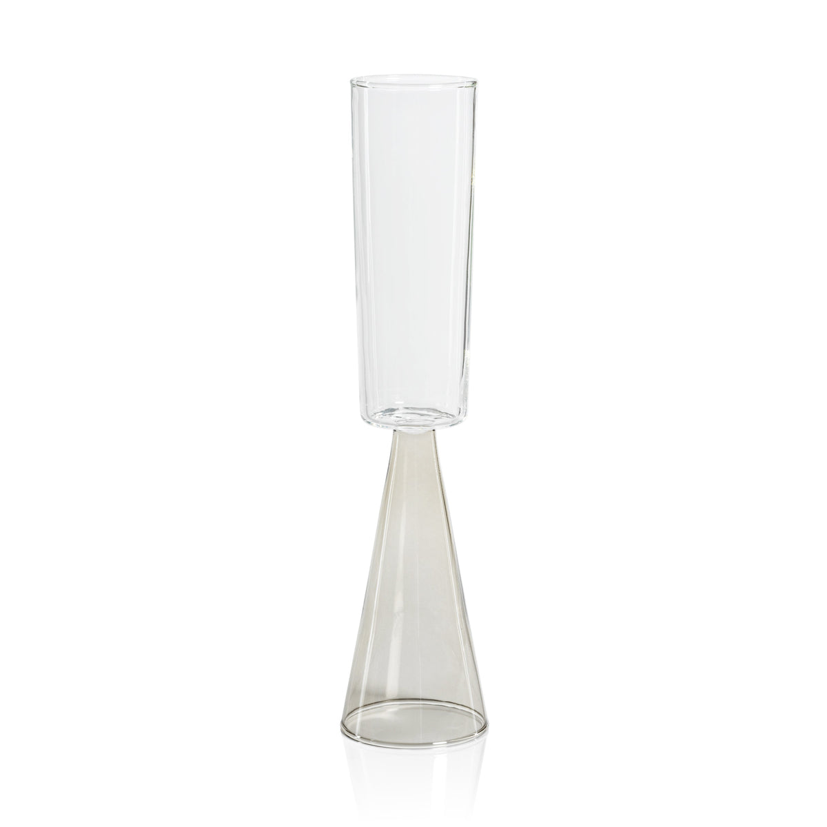 Vivian Grey Stem Champagne Flutes, Set 4 | Bone & Brass