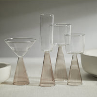 Vivian Grey Stem White Wine Glasses, Set 4 - Glass Detail | Bone & Brass