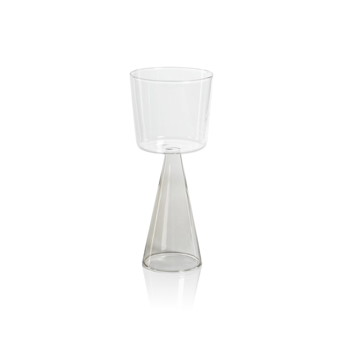 Vivian Grey Stem White Wine Glasses, Set 4 | Bone & Brass