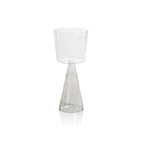 Vivian Grey Stem White Wine Glasses, Set 4 | Bone & Brass