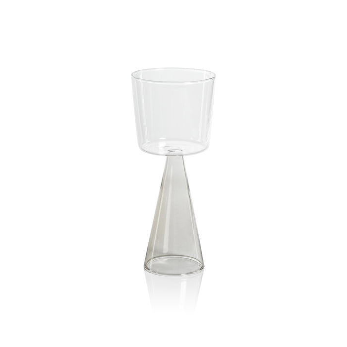 Vivian Grey Stem White Wine Glasses, Set 4 | Bone & Brass